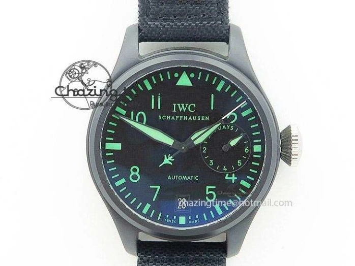 MIROTIME 1224 Aquatimer Chrono IW376803 V6F 1:1 Best Edition Blue Dial on Ruber Strap A Neat 7083